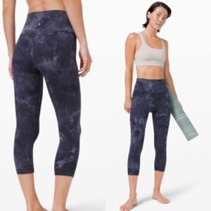 Lululemon Align Crop 21" Diamond Dye - 6